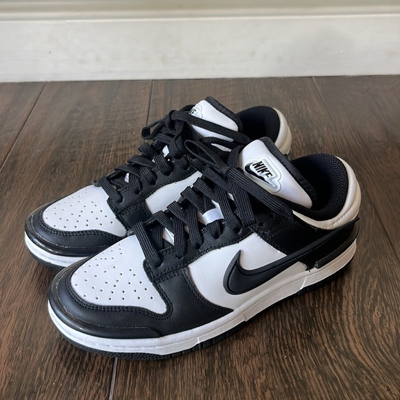 NWT NIKE Panda Dunks Twist! - Picture 6 of 11